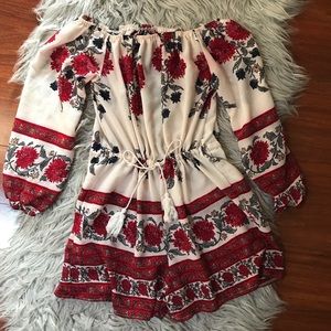 Adorable Floral Patterned Romper
